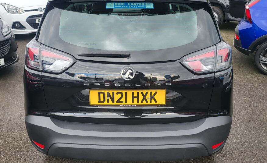 New Model Vauxhall Crossland X 1.2 Black Edition SUV 21 Reg