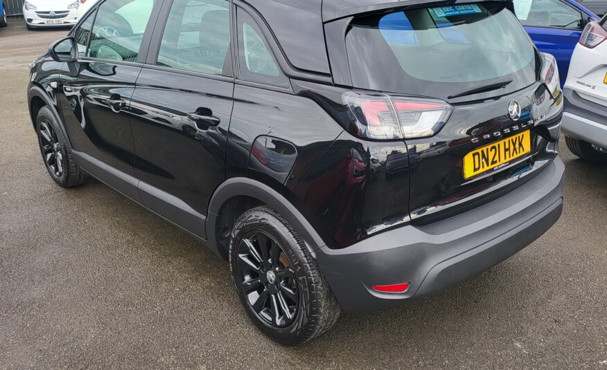 New Model Vauxhall Crossland X 1.2 Black Edition SUV 21 Reg