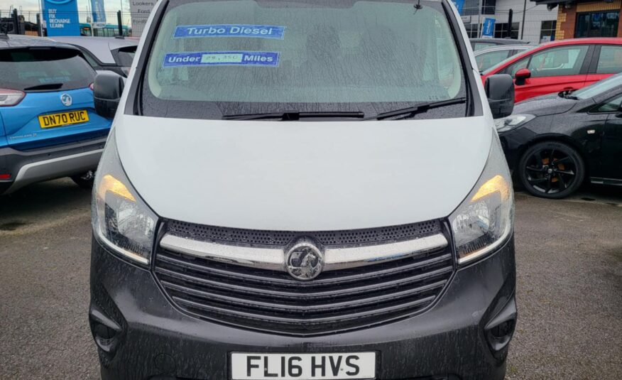 Vauxhall Vivaro 2.9T 1.6 CDTi Panel Van 16 Reg