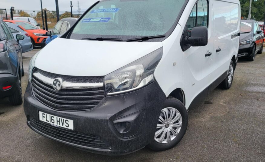 Vauxhall Vivaro 2.9T 1.6 CDTi Panel Van 16 Reg