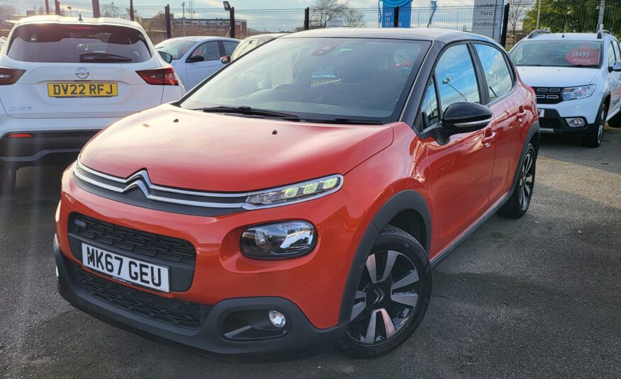 Citroen C3 1.2 Puretech Feel 5 Door 67 Reg