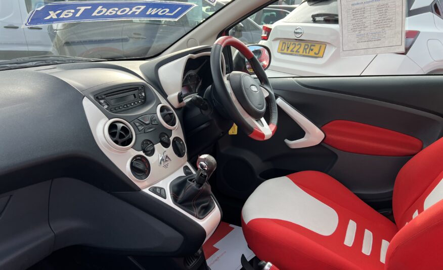 Ford Ka 1.2 Zetec 3 Door Red/White 10 Reg