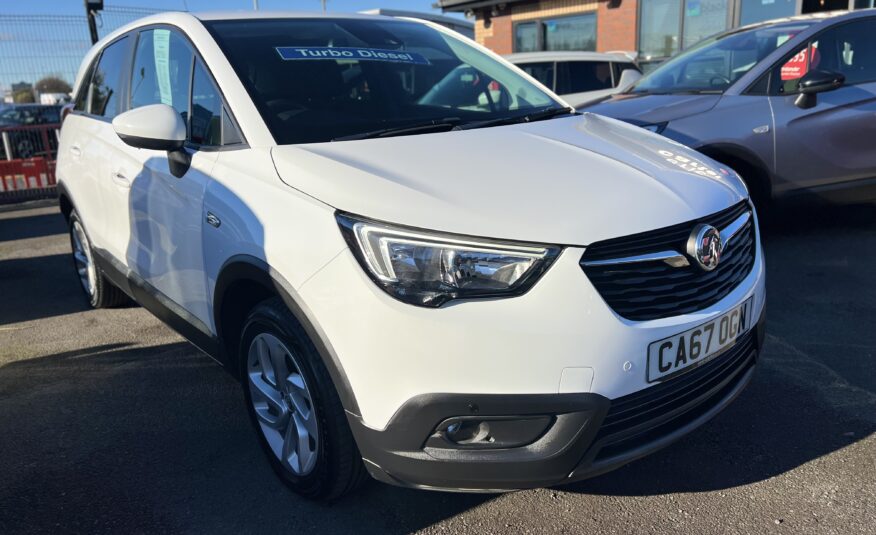 Vauxhall Crossland X 1.6 Turbo Diesel SE Navigation SUV 67 Reg