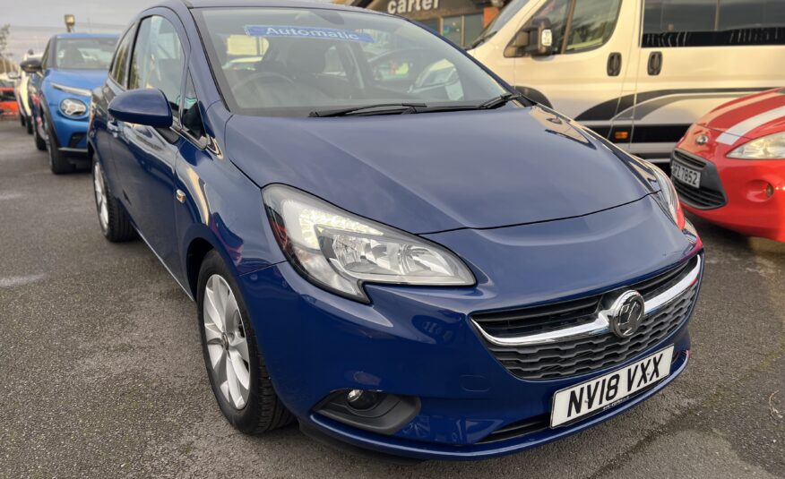 Vauxhall Corsa 1.4 Energy 3 Door Automatic 18 Reg